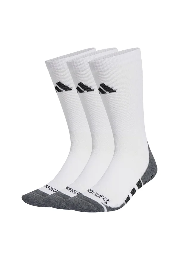 PERFORMANCE GRIP CLIMACOOL CUSHIONED CREW 3 PAIRS - Sportsocken - white
