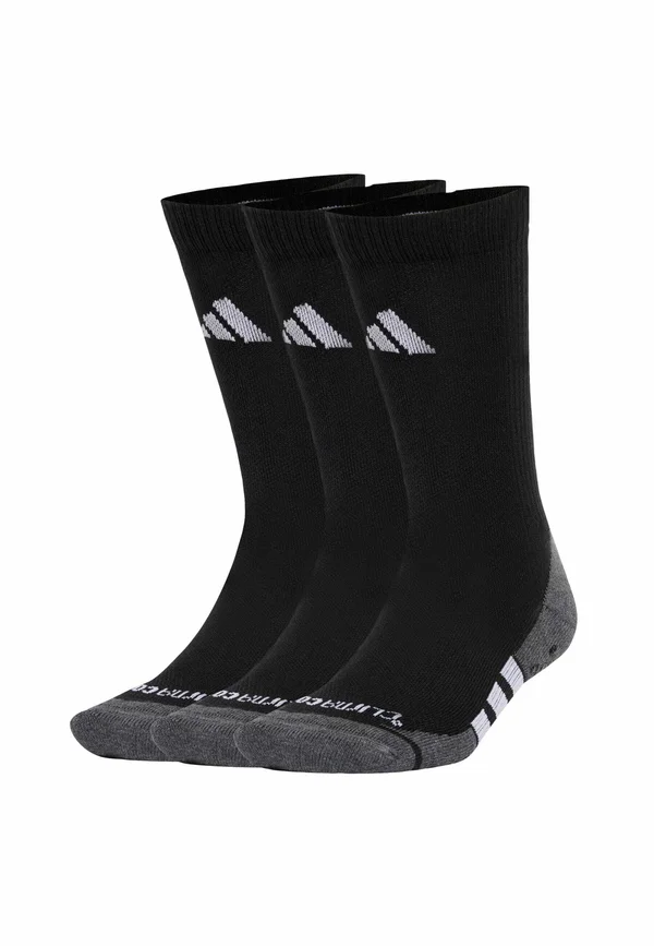 PERFORMANCE GRIP CLIMACOOL CUSHIONED CREW 3 PAIRS - Sportsocken - black