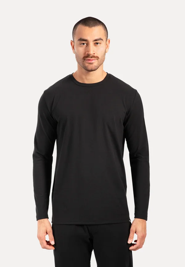 PERFORMANCE LONG SLEEVE XION - Langarmshirt - schwarz