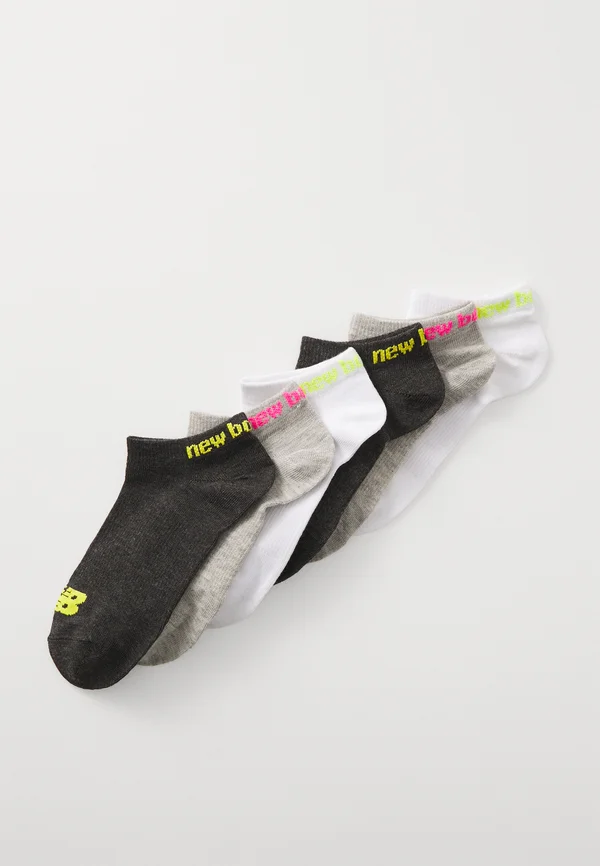 PERFORMANCE LOW CUT SOCKS UNISEX 6 PACK - Socken - white/black/grey