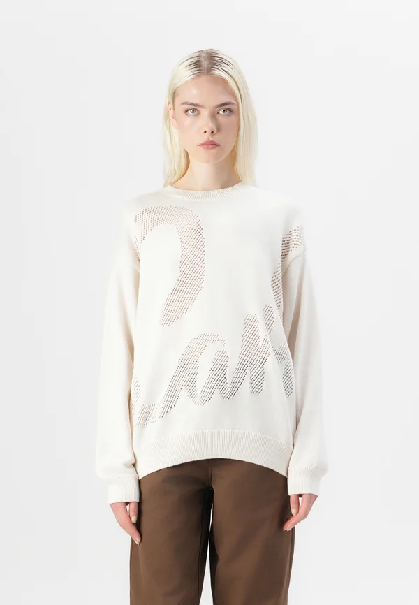 PERLA - Strickpullover - natural