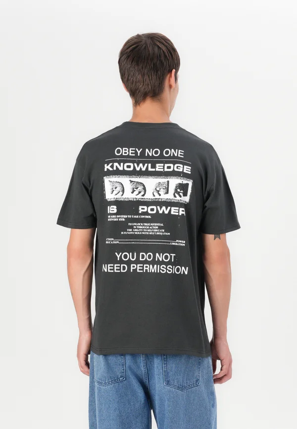 PERMISSION - T-Shirt basic - vintage black