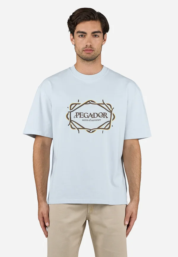 PESTON TEE - T-Shirt print - washed dream blue