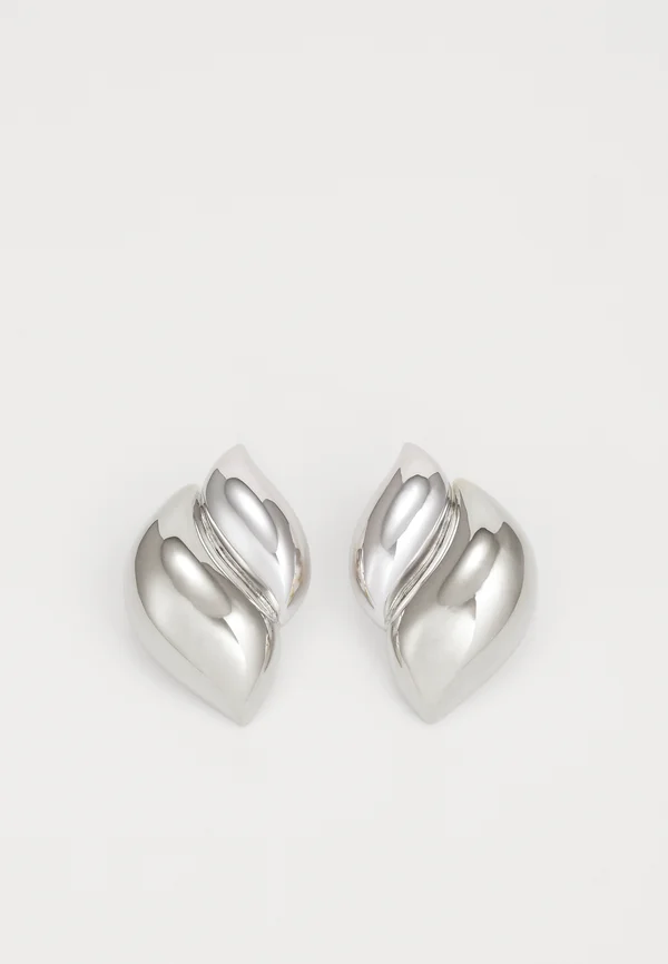 PETAL EARRINGS  - Ohrringe - silver-coloured