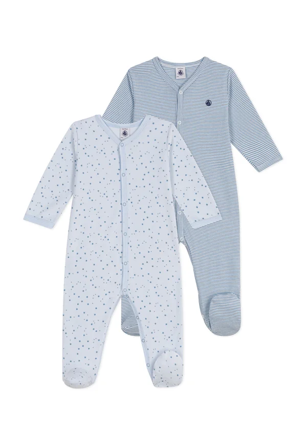 PETIT BATEAU PACK OF 2 - Pyjama - skyblue