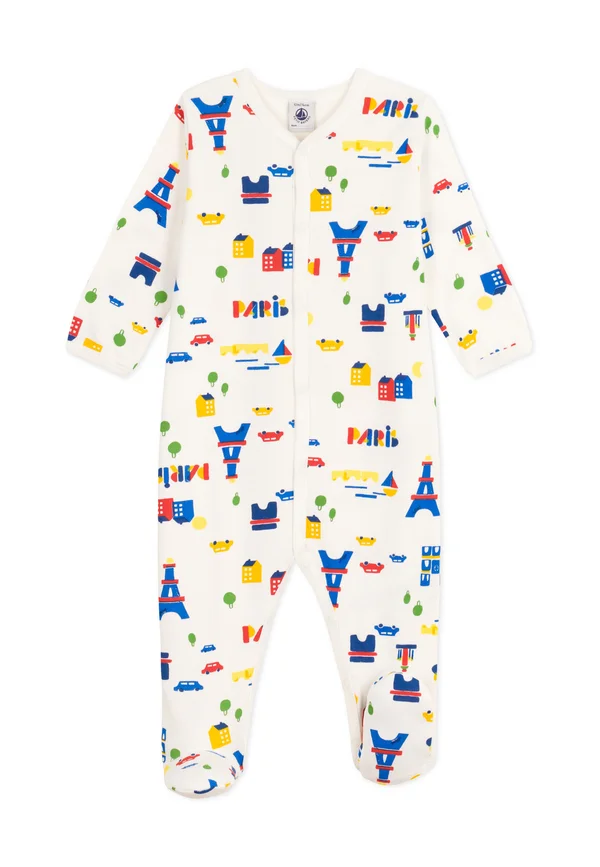 PETIT BATEAU PARIS PRINT - Pyjama - marshmallow multico