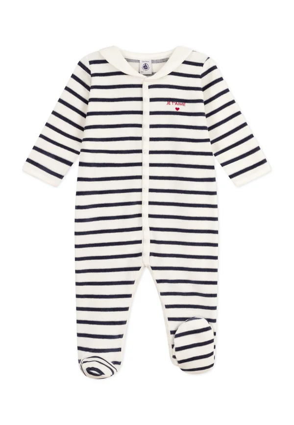 PETIT BATEAU STRIPES PRINT - Pyjama - marshmallow smoking