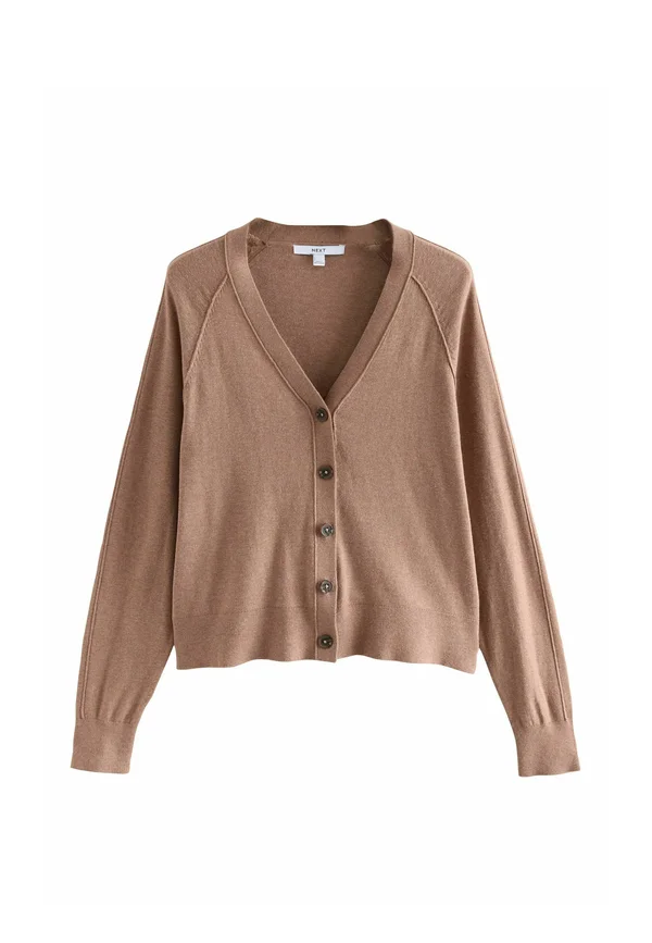 PETITE - SOFT TOUCH - Strickjacke - camel brown