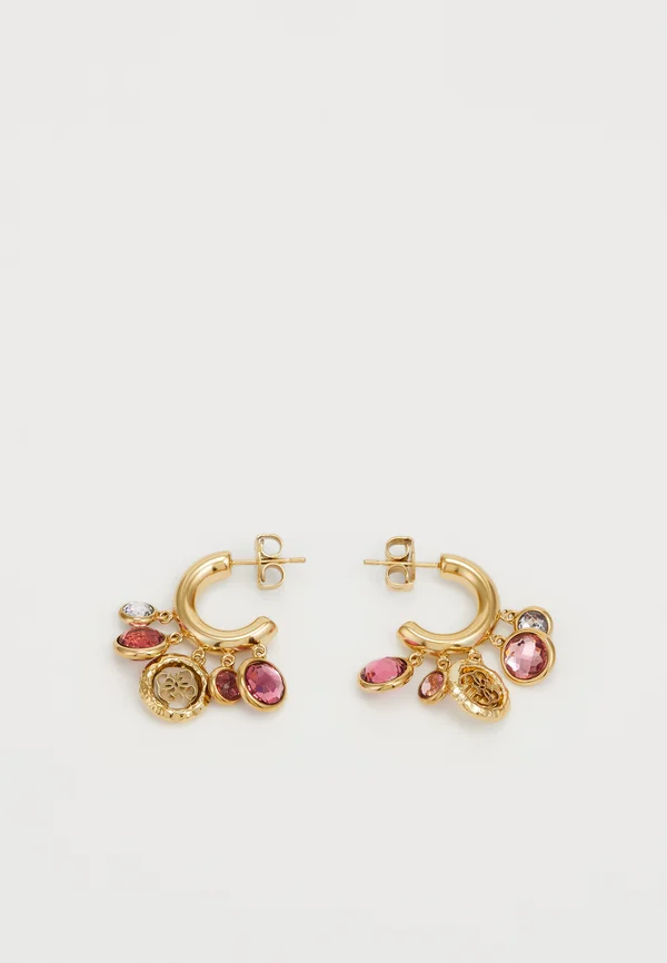 PETRA - Ohrringe - yellow gold-coloured/fuchsia