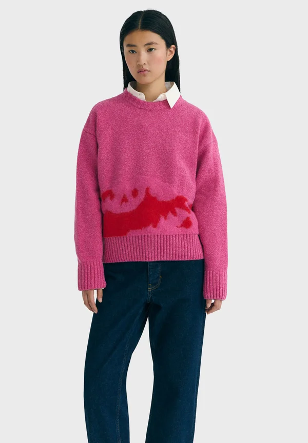 PETRA - Strickpullover - fuchsia