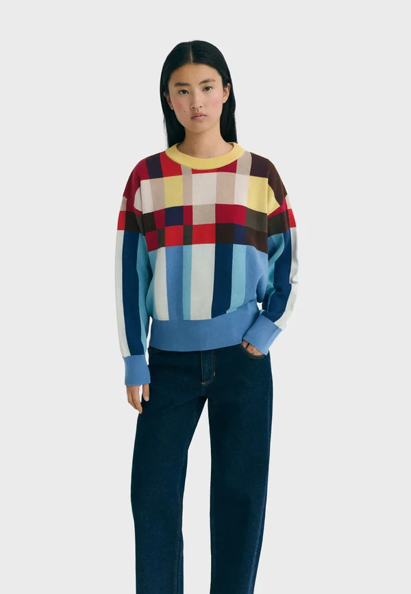 PETRA - Strickpullover - sky blue