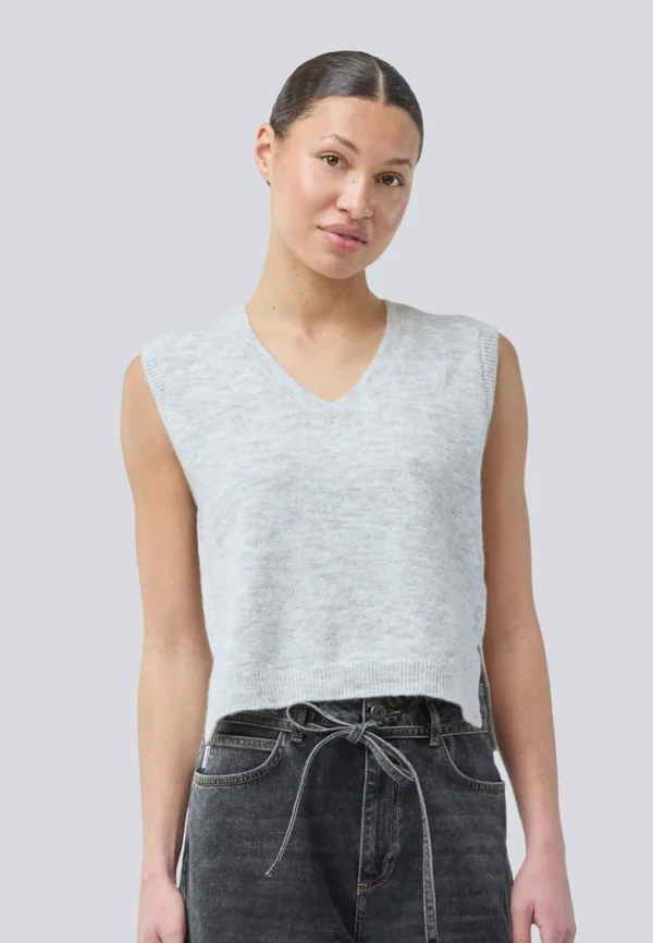 PETRONELLAMD - Strickpullover - grey melange
