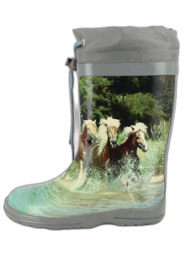 PFERDE - Gummistiefel - multicolor