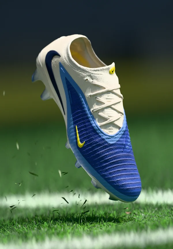 PHANTOM 6 LOW ELITE - Fußballschuhe für festen Untergrund - racer blue/dark obsidian