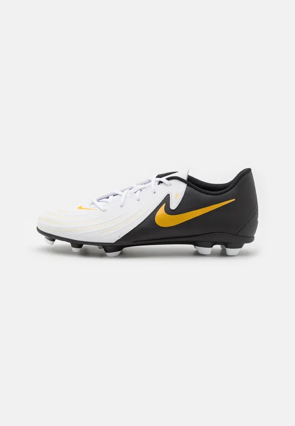 PHANTOM GX II CLUB FG/MG - Fußballschuh Nocken - white/black/metallic gold coin