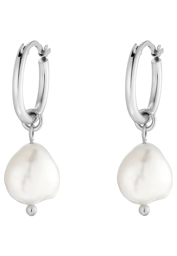 PIA  - Ohrringe - silberfarben poliert