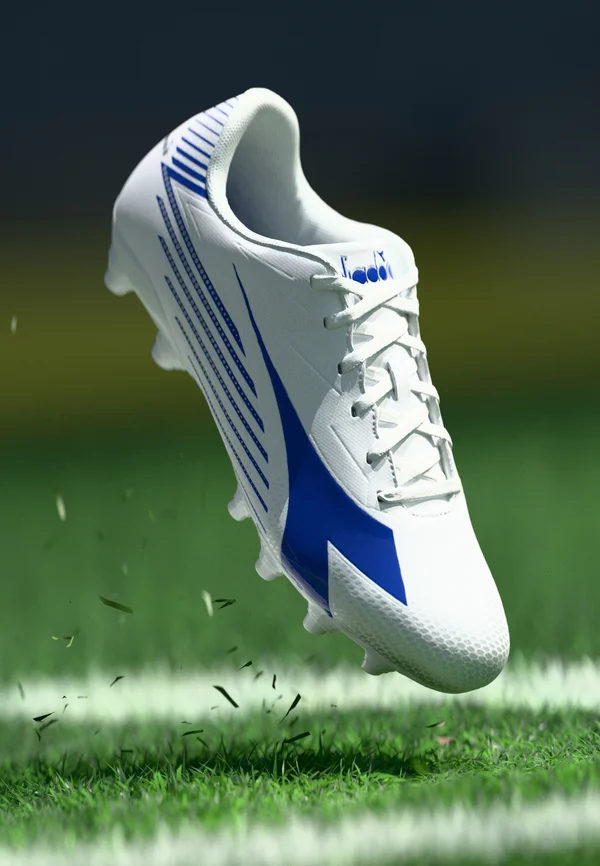 PICHICHI 8 MG14 - Fußballschuhe für festen Untergrund - white/royal blue