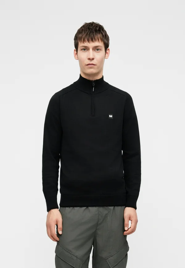 PIERRE - Strickpullover - black