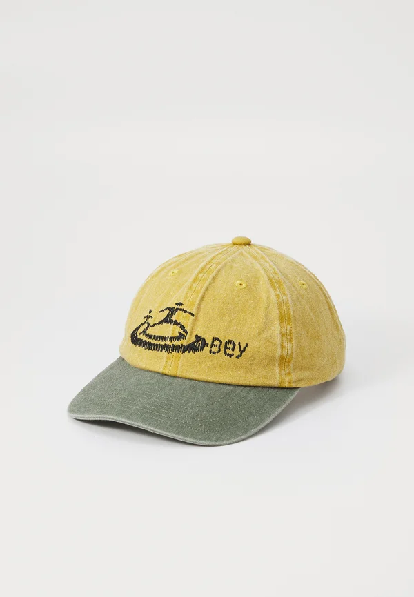 PIGMENT CORP 6 PANEL UNISEX - Cap - pigment mustard multi