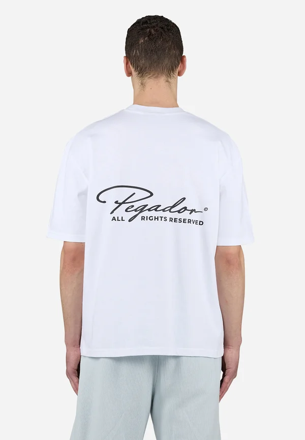PIKE OVERSIZED TEE - T-Shirt print - white