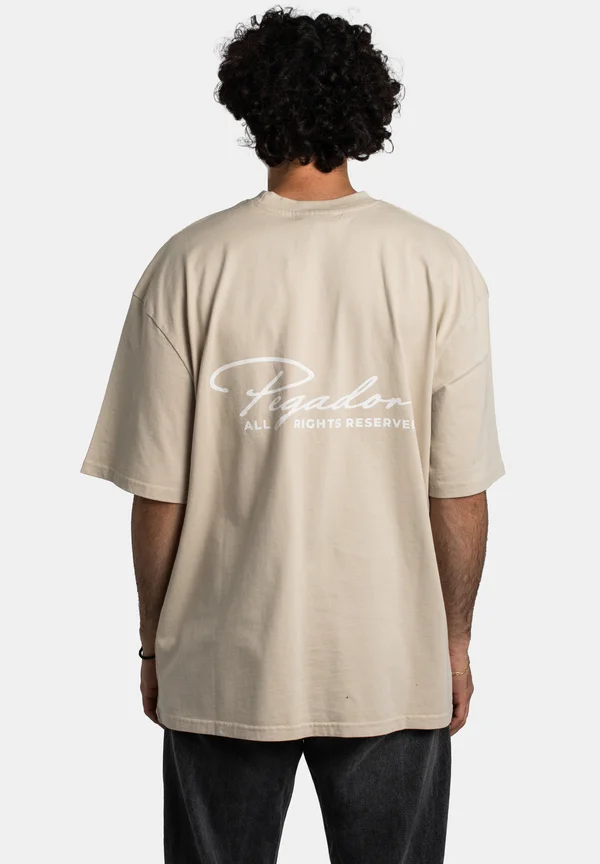 PIKE - T-Shirt print - washed light beige