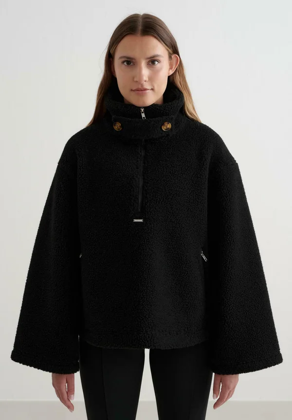 PILE - Fleecepullover - black