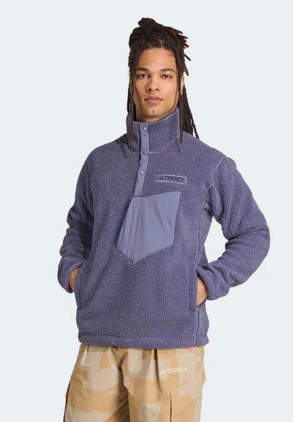 PILE SNAP - Fleecepullover - preloved violet
