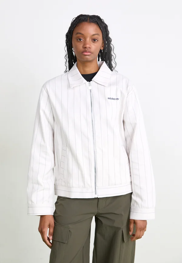 PINSTRIPE - Leichte Jacke - off white/night indigo