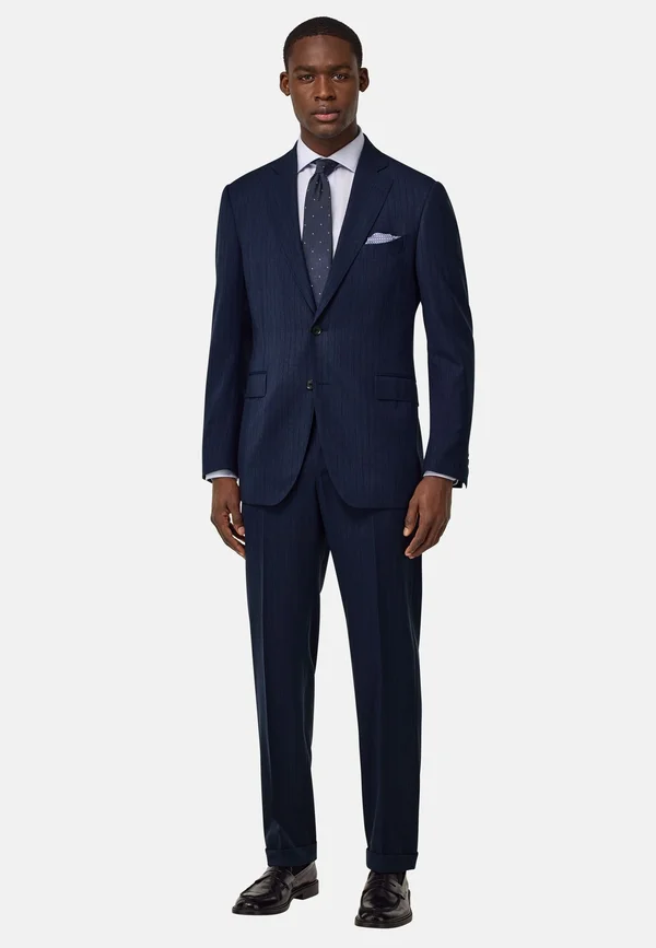 PINSTRIPE SET - Anzug - navy blue