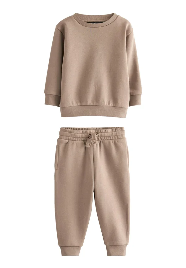 PLAIN AND JOGGERS SET - Trainingsanzug - putty brown
