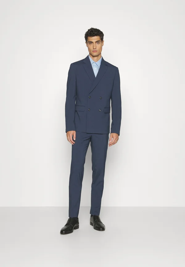 PLAIN MENS SUIT - Anzug - blue mel