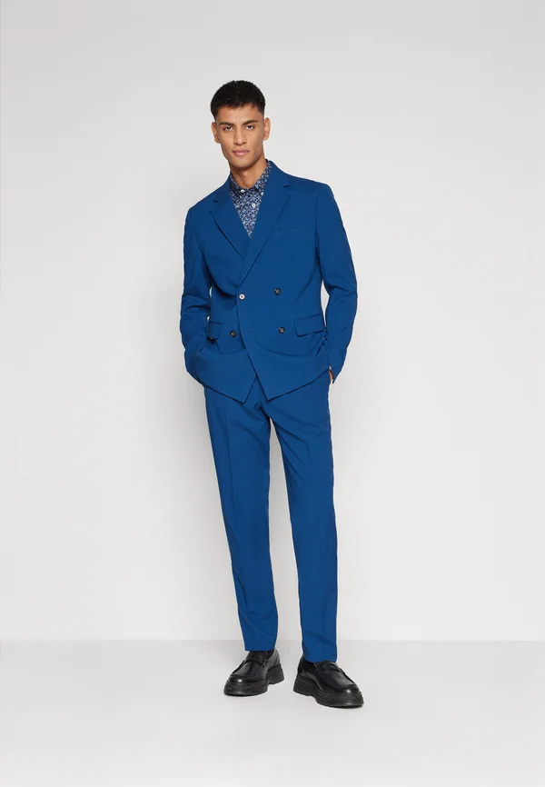 PLAIN MENS SUIT - Anzug - blue