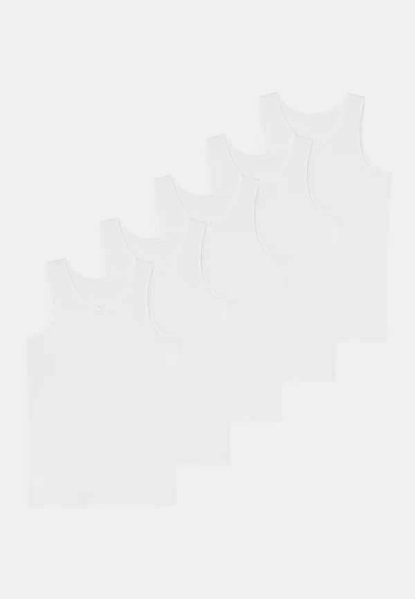 PLAIN VESTS 5 PACK - Unterhemd/-shirt - white