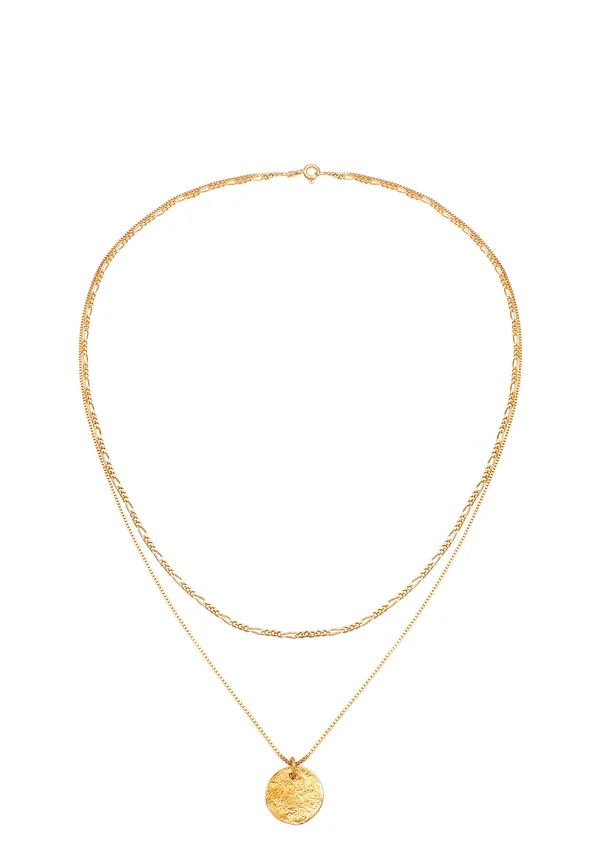 PLATE BASIC LAYER LOOK - Halskette - gold-coloured