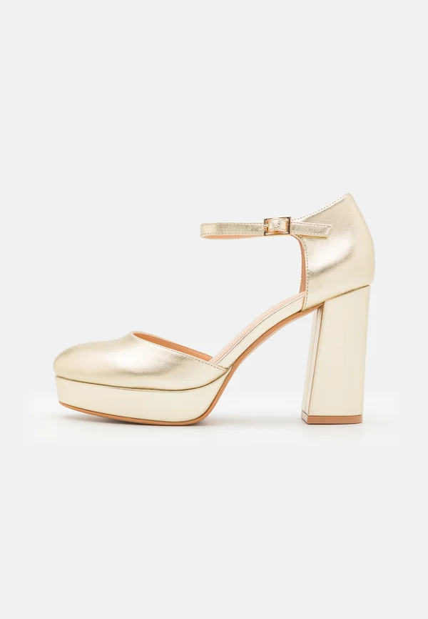 Plateaupumps - gold