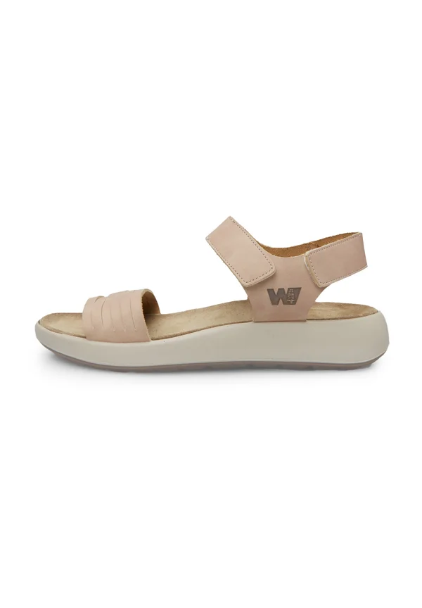 Plateausandalette - beige