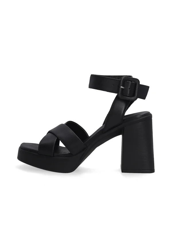 Plateausandalette - black