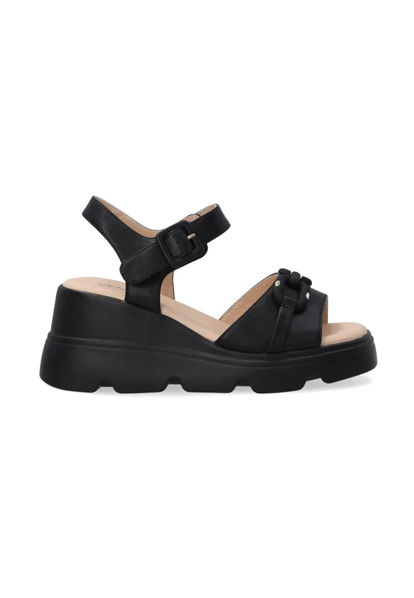 Plateausandalette - black
