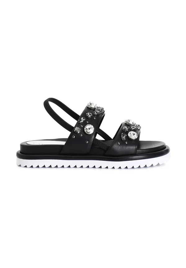 Plateausandalette - black