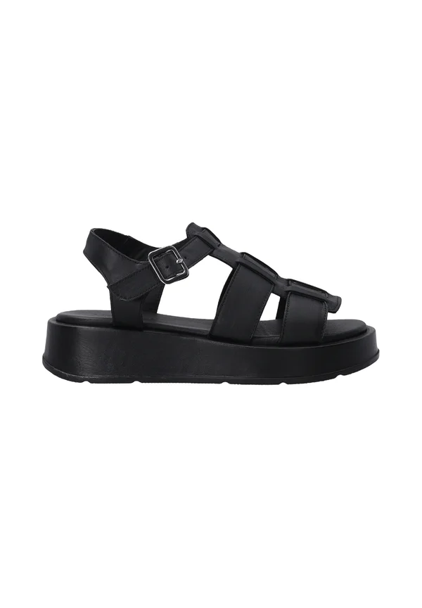 Plateausandalette - black