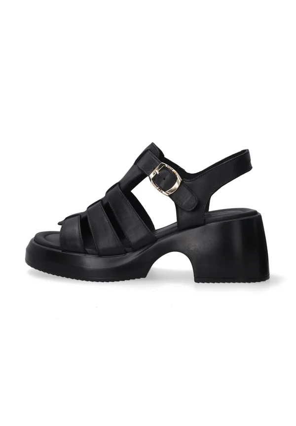 Plateausandalette - black