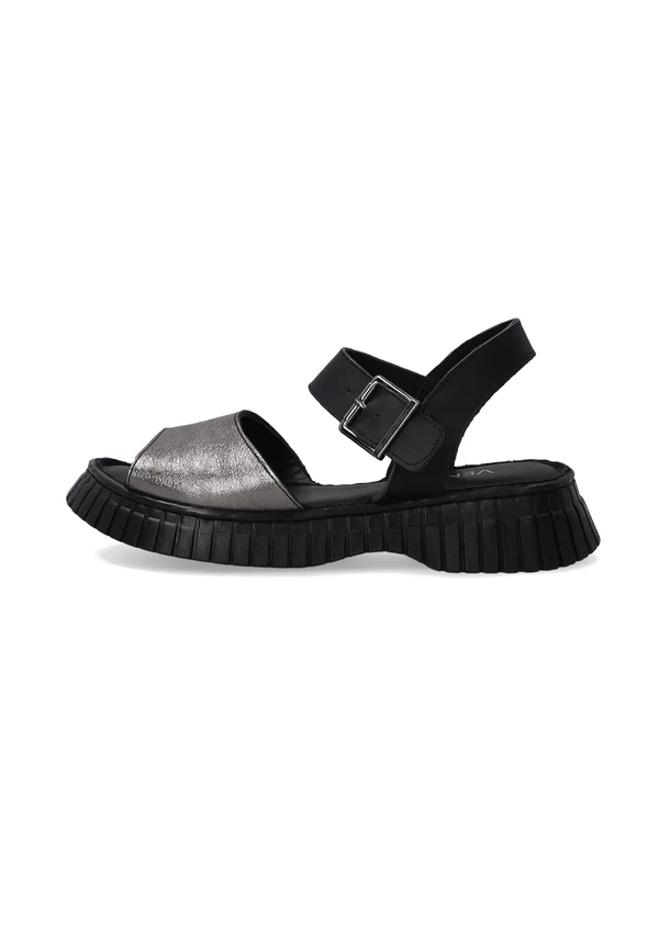 Plateausandalette - black