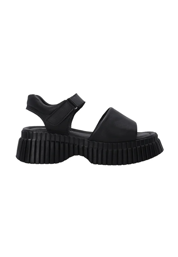 Plateausandalette - black