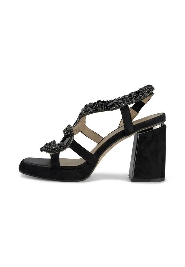 Plateausandalette - black