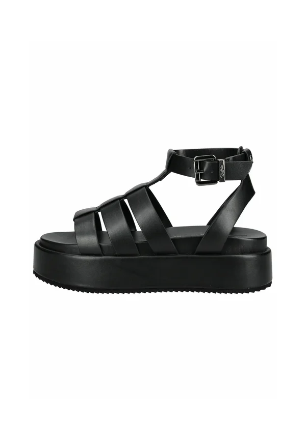 Plateausandalette - black