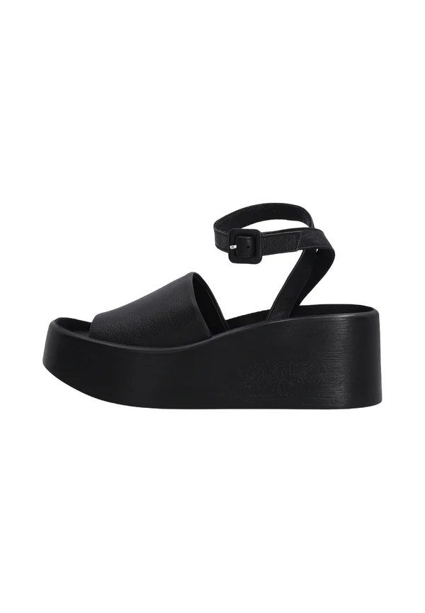 Plateausandalette - black