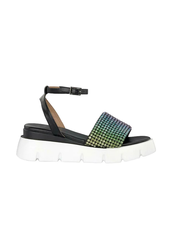 Plateausandalette - black