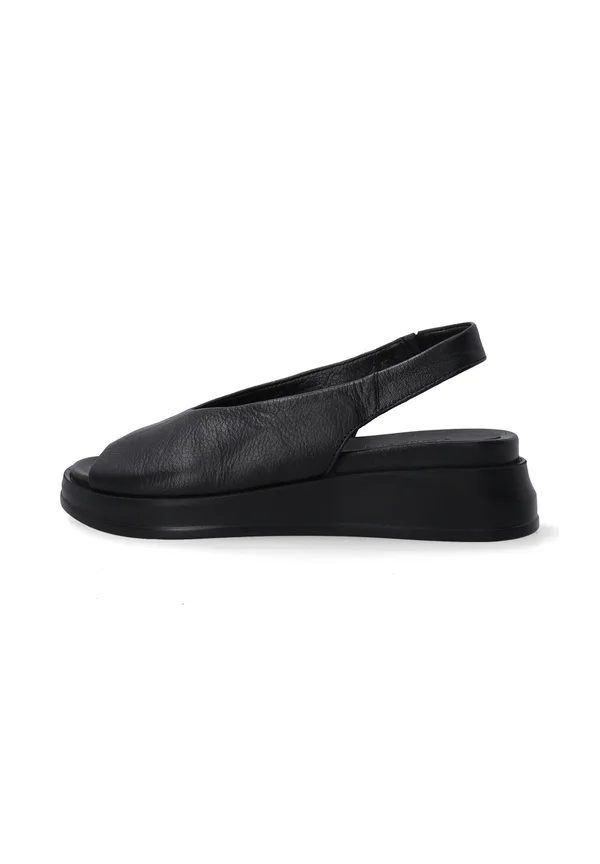 Plateausandalette - black