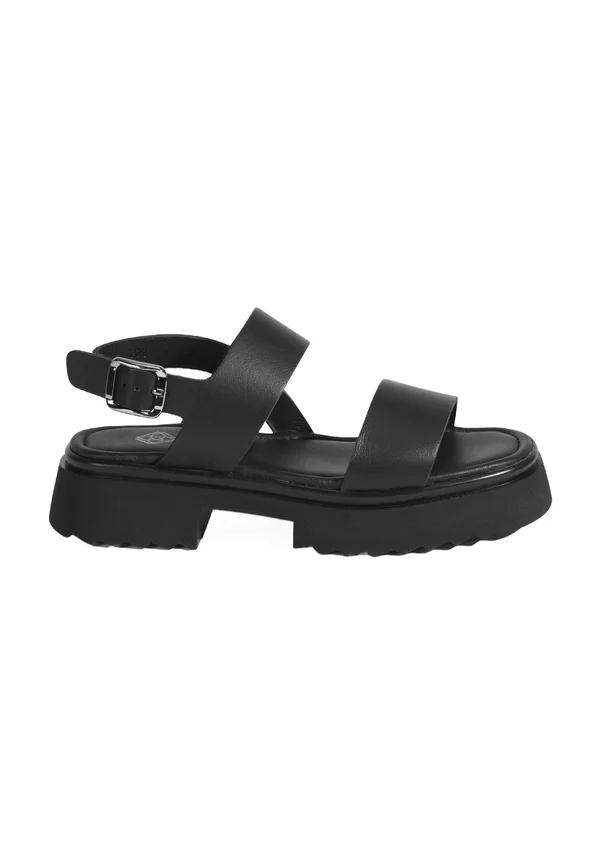 Plateausandalette - black