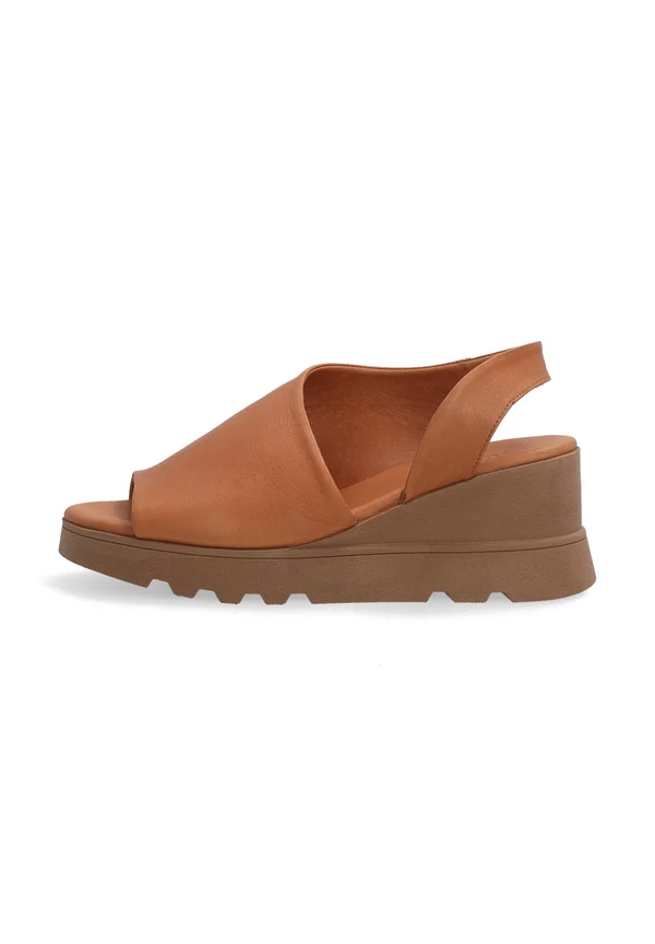 Plateausandalette - brown